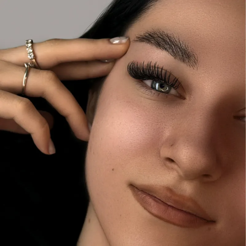Наращивание ресниц пример 2